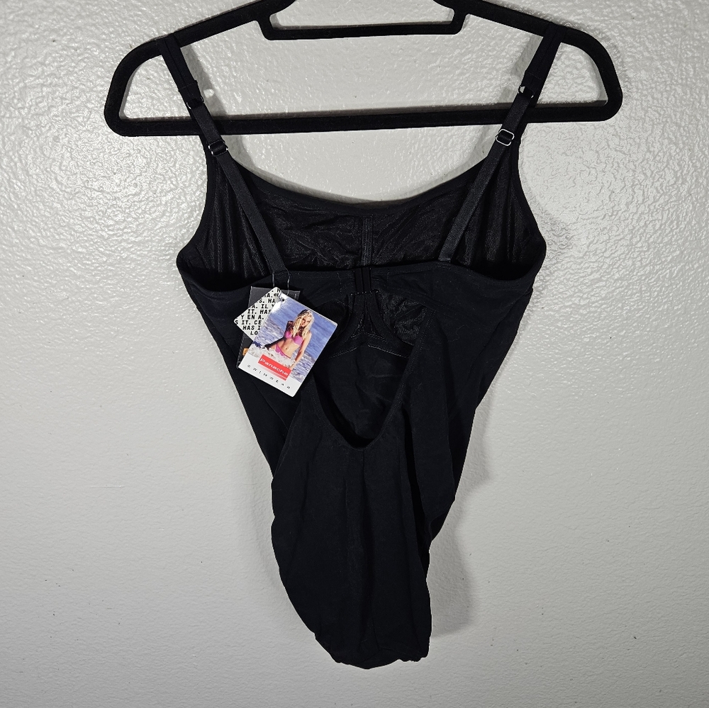 Panache Black One Piece Swimsuit Size 34DD - Picture 6 of 12